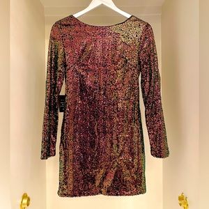 NWT sequin mini dress